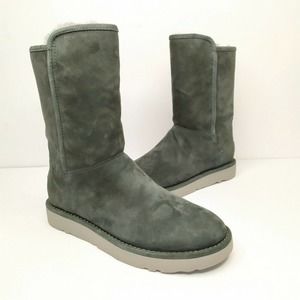 UGG CLASSIC SHORT ABREE II GRIGIO GRAY BOOTS